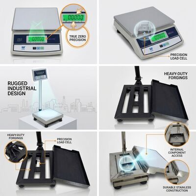 Dust Proof Digital Weighing Scale 15kg ABS Housing Splash Resistant Cover 1g Division