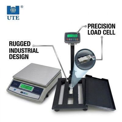 Solar Powered Digital Weighing Scale 30kg Energy Saving Shop Counter Battery Backup
